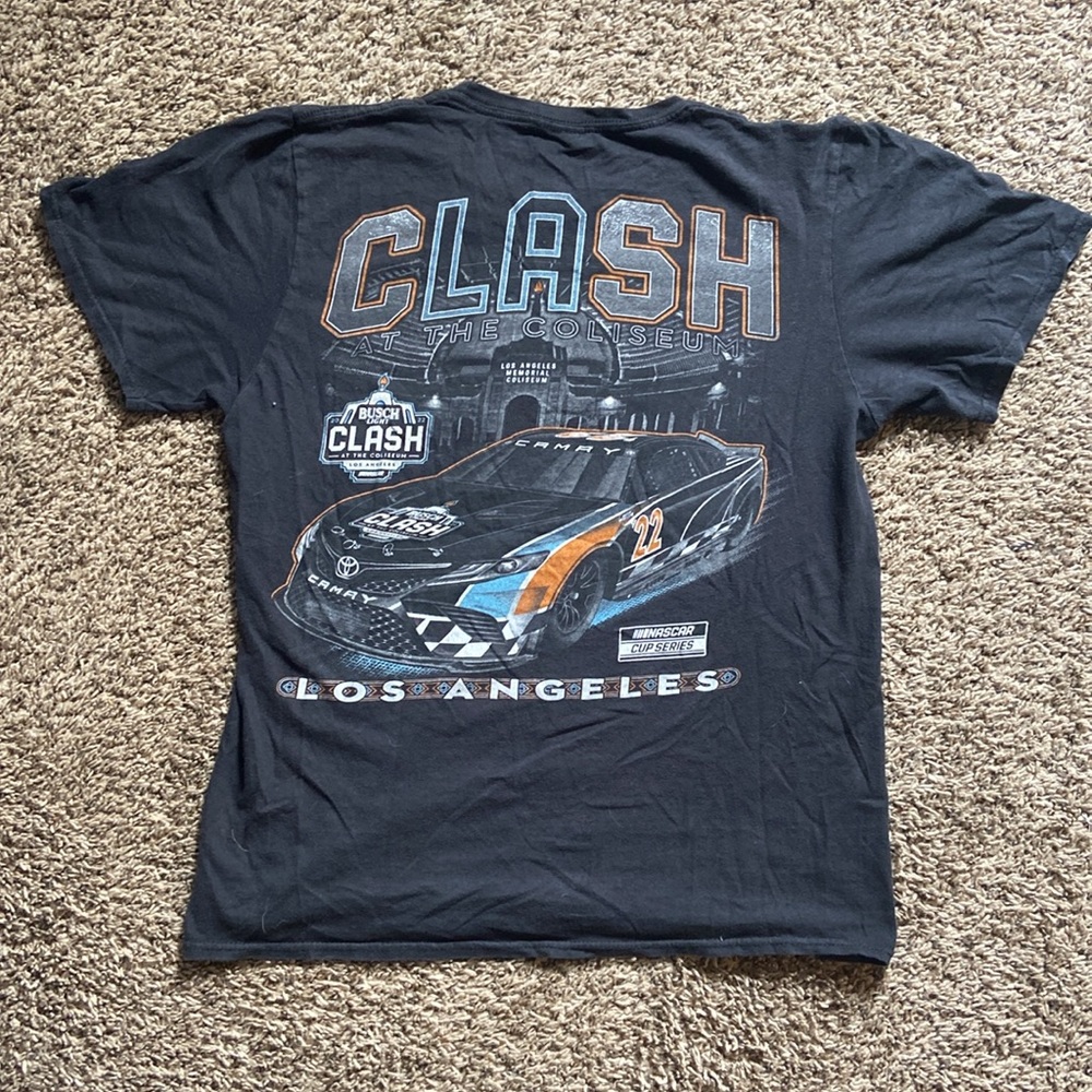 2022 Small NASCAR Clash at the Colosseum tee shirt.